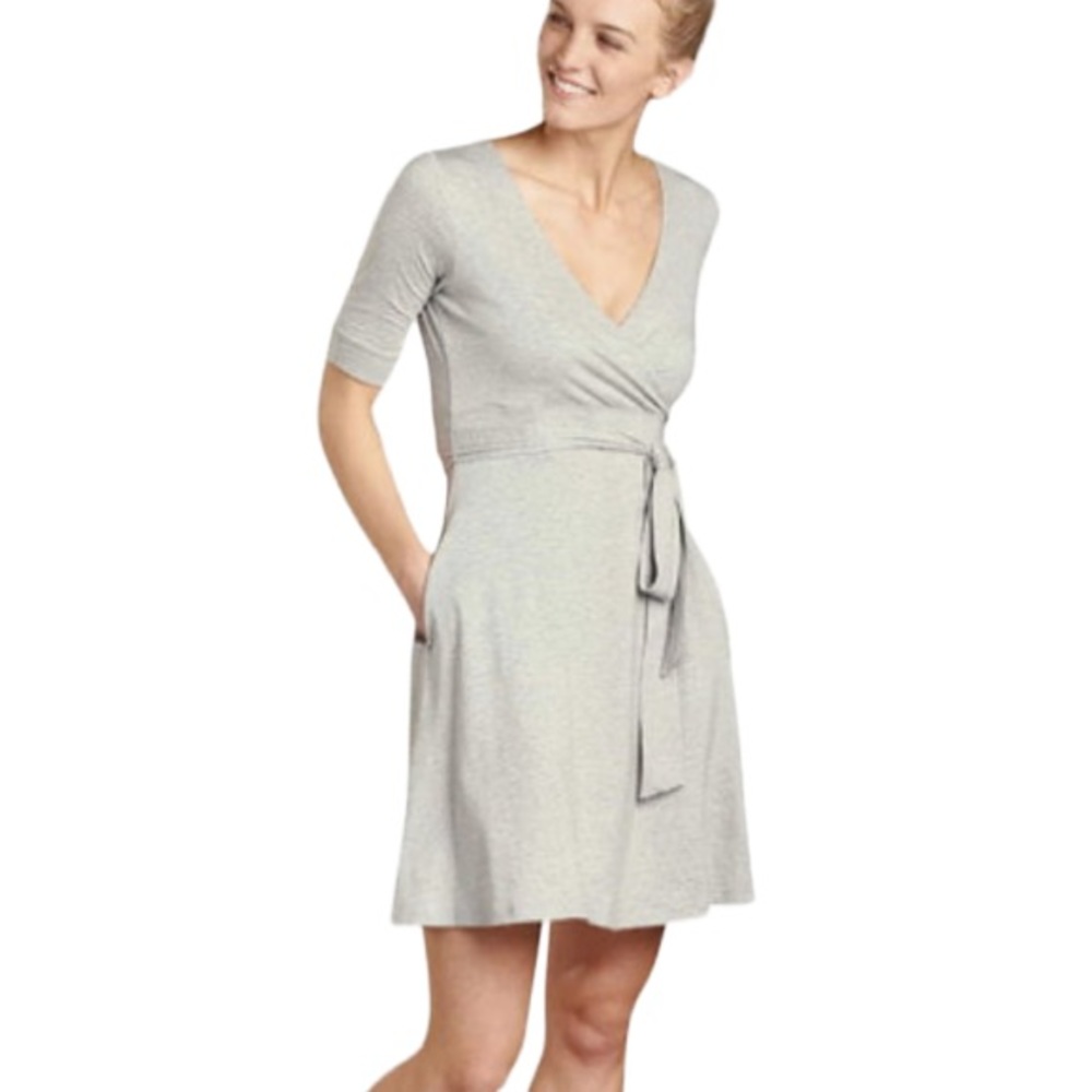 Toad & Co Cue Wrap Cafe Dress